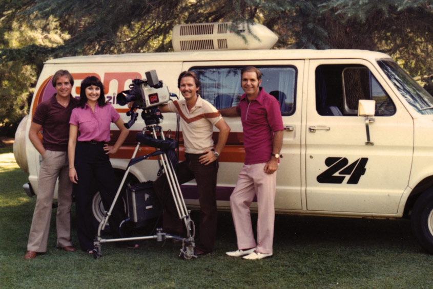 Ogle, TV broadcasting job