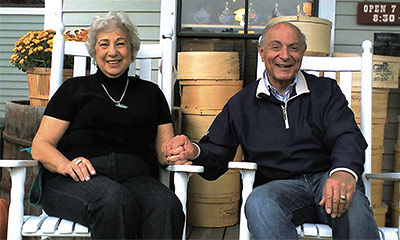 tcherkoyans sitting on a bench