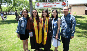 Kaylin Prayitno and her family.