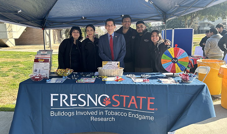 Francine Soliz is currently working on research through the Bulldogs Involved in Tobacco Endgame Research program.