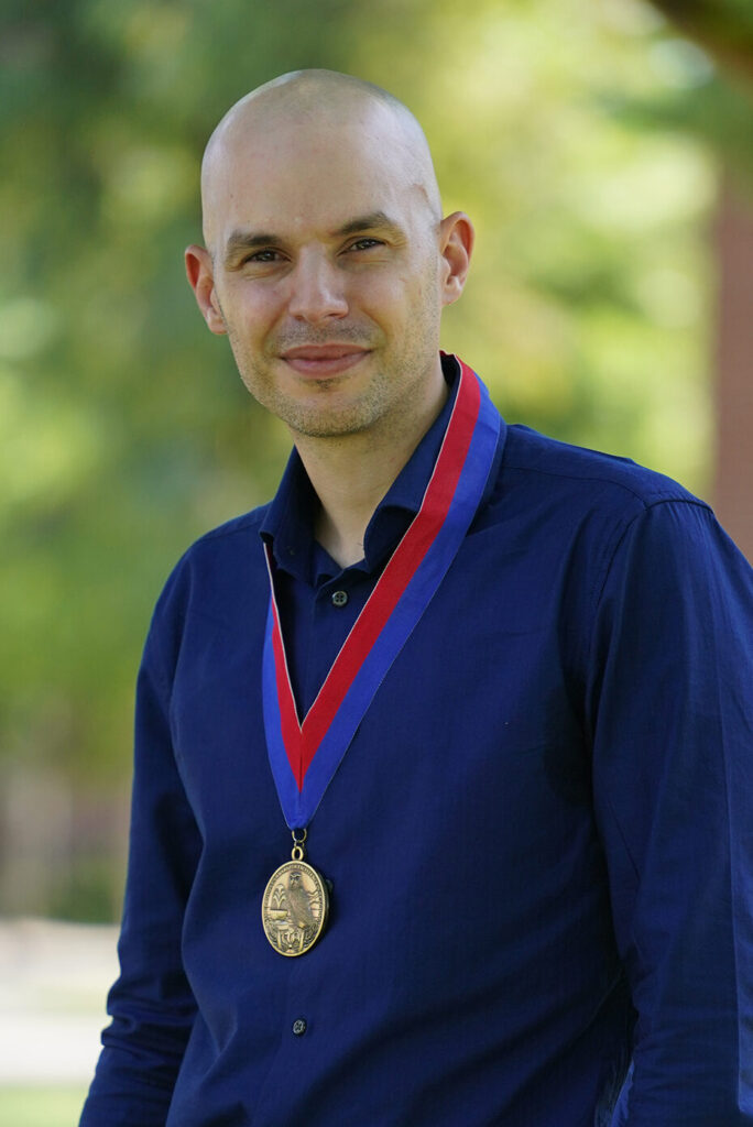 Portrait of Aris Athanasios Panagopoulos.